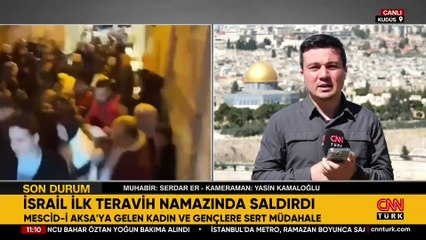 İsrail ilk teravih namazında saldırdı!