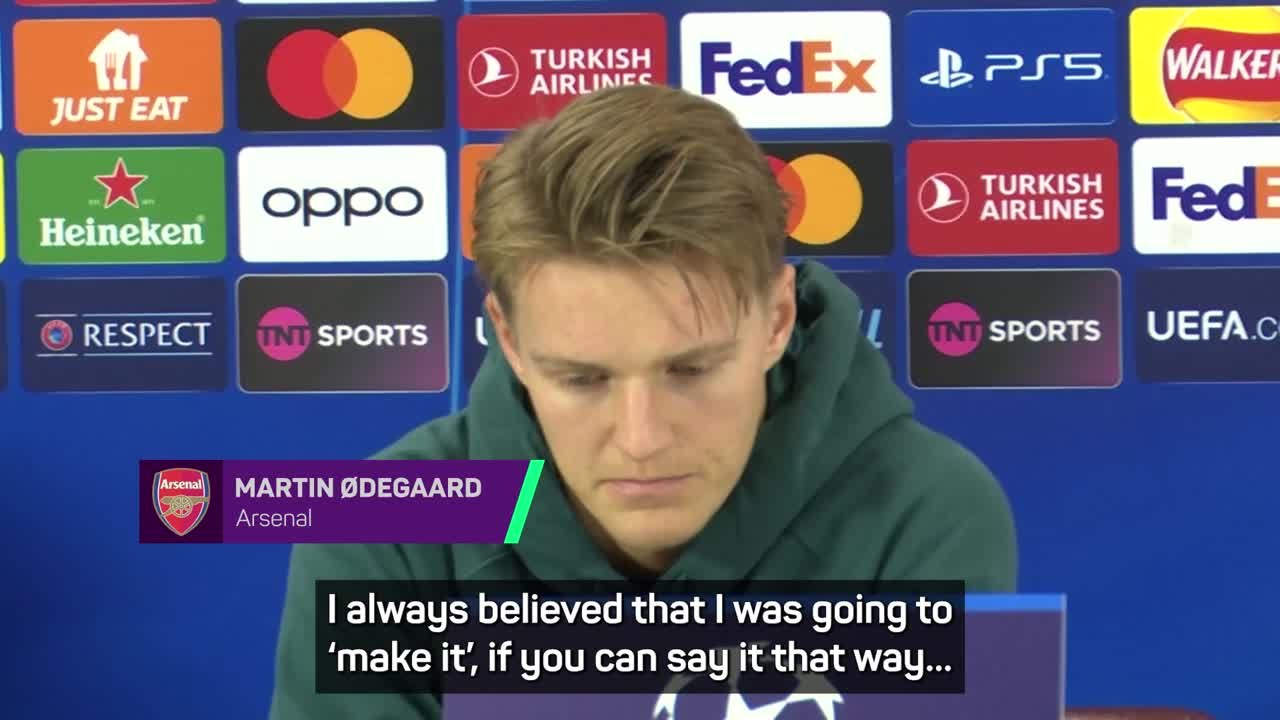 Odegaard says Real Madrid rejection made him stronger