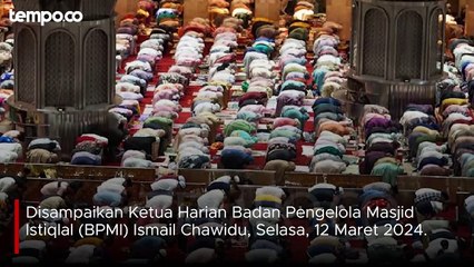 Masjid Istiqlal Bagikan Takjil Gratis, Tersedia 6 Ribu Porsi