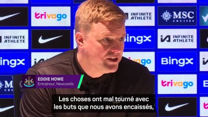 Howe : "On ne peut rien espérer en jouant comme ça"
