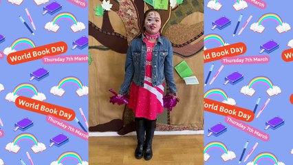 Pupils at  Longvernal Primary School dress up as their favourite characters for World Book Day