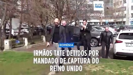 Andrew Tate e irmão detidos na Roménia