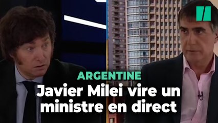 Après le scandale de l’augmentation du salaire de Milei, le président argentin vire un de ses ministres en direct