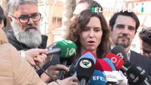 Ayuso ironiza sobre las acusaciones contra su pareja: 
