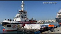 Salpata da Cipro la nave Open Arms con 200 tonnellate di cibo per Gaza