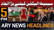 ARY News 5 PM Headlines 12th March 2024 | Senate Elections 2024