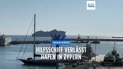 200 Tonnen Lebensmittel: Ein Hilfsschiff auf dem Weg von Zypern nach Gaza