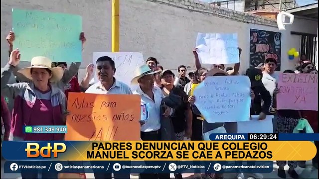 ¡Colegios en Huánuco y Arequipa se caen a pedazos! Padres denuncian deficiencias en infraestructura