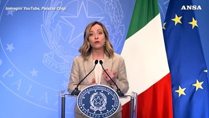 Meloni: "In arrivo una norma sull'IA, ci sara' una via italiana"