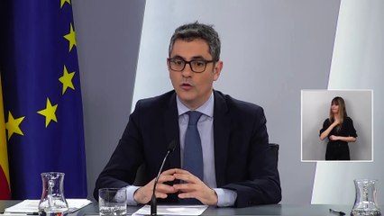 Bolaños valora el informe de un vocal del CGPJ contrario a la amnistía