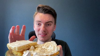 Watch as our reporter tries The Cottage Bakery in Blackpool for the first time