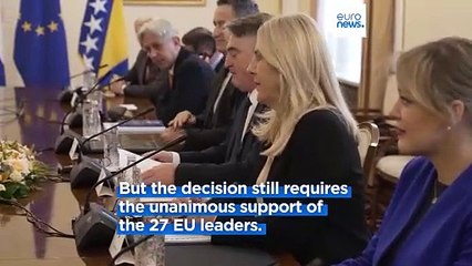 Brussels recommends opening EU membership talks with Bosnia and Herzegovina