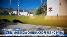 Choferes de Guerrero han parado actividades en dos ocasiones en lo que va del año