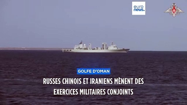L'Iran, la Russie et la Chine mènent des exercices militaires conjoints