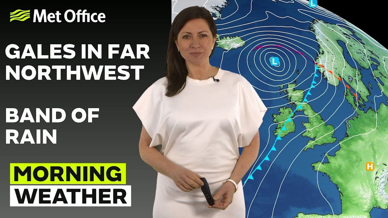 Met Office Morning Weather Forecast 13/03/24 - Some brighter spells for Scotland
