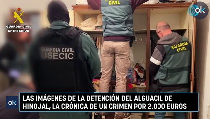 Las imágenes de la detención del alguacil de Hinojal, la crónica de un crimen por 2.000 euros.