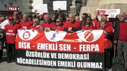 Emekliler Ankara'da ses yükseltti: Hayatımızı verdik on bin lira nedir?