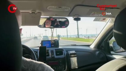 Tek tekerle ölüm oyunu kazayla bitti