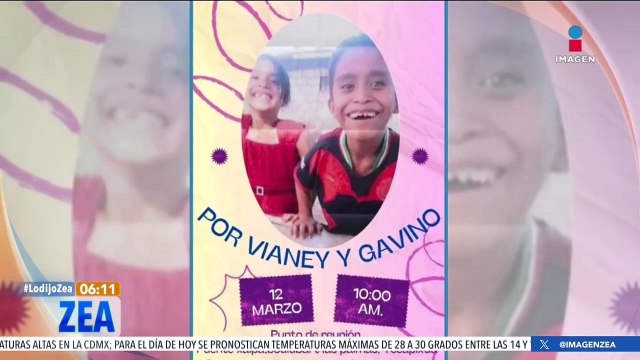Hermanos Vianey y Gabino: Convocan a marcha para exigir justicia por los menores