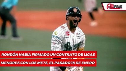 ¡Los Mets despidieron a José Rondón!
