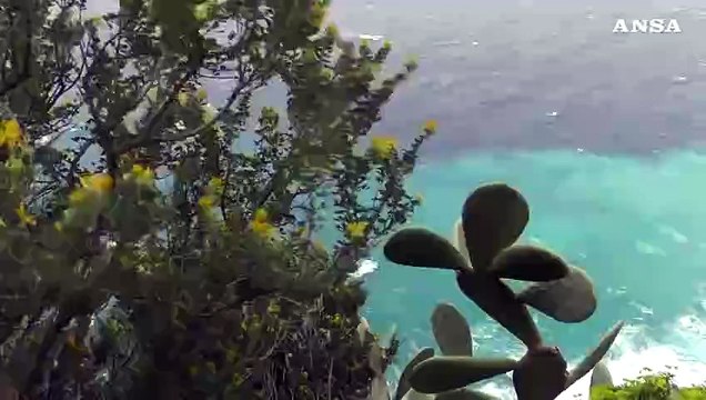 Maltempo, mareggiata e vento forte a Capri