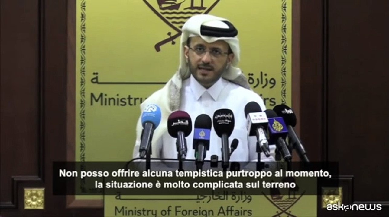 Qatar: accordo fra Hamas e Israele non ? vicino, ma siamo fiduciosi