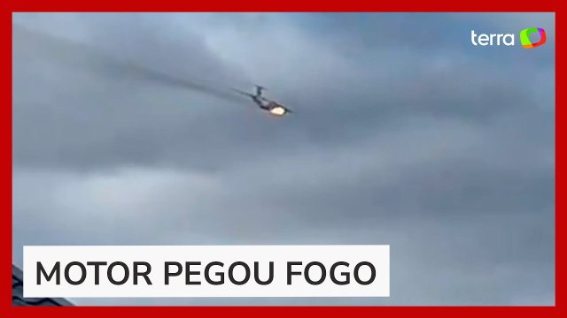 Avião com 15 pessoas a bordo cai na Rússia; vídeo mostra motor pegando fogo em pleno voo