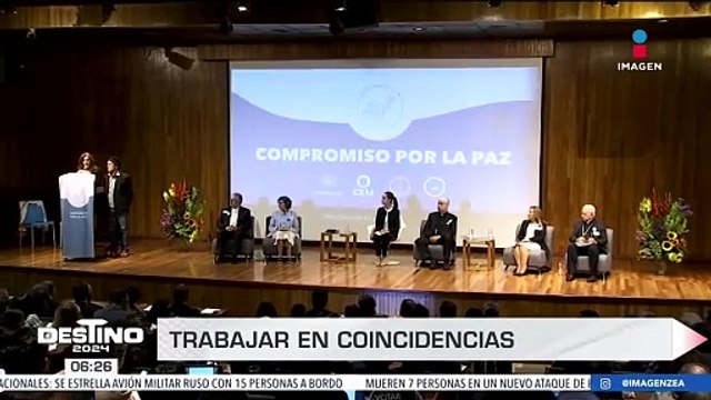 Claudia Sheinbaum asistió a la firma del Compromiso por la Paz