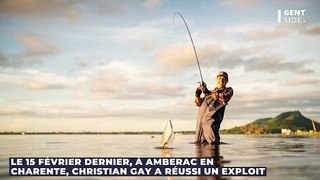 Charente : ce pêcheur de 92 ans parvient à sortir de l'eau un énorme silure de 1,82 m