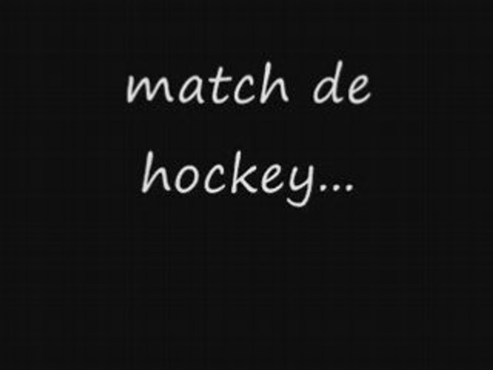 François perusse match de hockey
