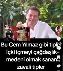 Cem Yılmaz'ın rakı paylaşımına Özdemir'in 'geri zekalı' yorumu