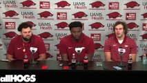 Hogs' Players on How Spring Practice Has Progressed