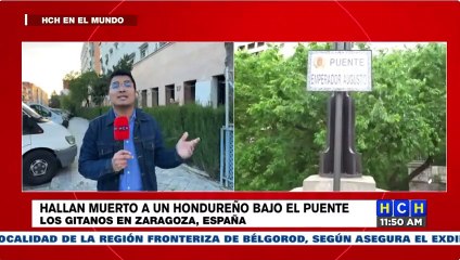 Encuentran sin vida a un hondureño bajo un puente de Zaragoza, España