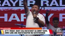 Kinatatakutan ang SMNI, dahil ito lang ang nagtataguyod ng katotohanan —Atty. Roque