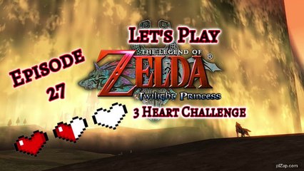 Let's Play - Legend of Zelda - Twilight Princess 3 Heart Run - Episode 27 - Poes for the Soul