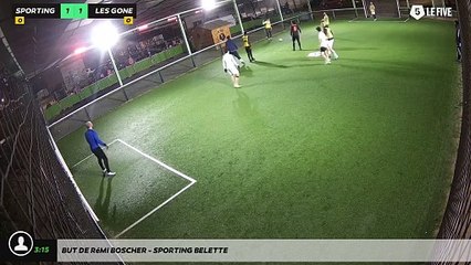 But de Rémi BOSCHER - SPORTING BELETTE