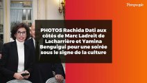 PHOTOS Rachida Dati aux côtés de Marc Ladreit de Lacharrière et Yamina Benguigui pour une soirée sous le signe de la culture