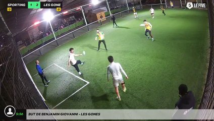 But de BENJAMIN GIOVANNI - LES GONES