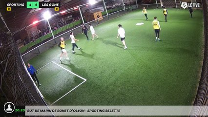 But de Marin de Bonet d’Oléon - SPORTING BELETTE