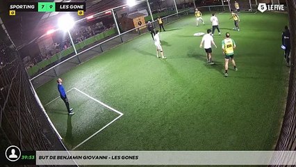 But de BENJAMIN GIOVANNI - LES GONES