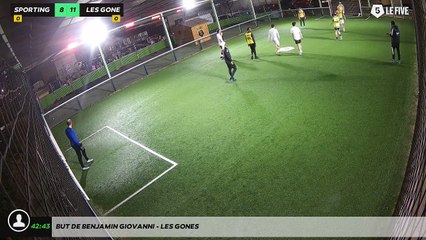 But de BENJAMIN GIOVANNI - LES GONES