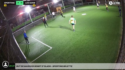 But de Marin de Bonet d’Oléon - SPORTING BELETTE