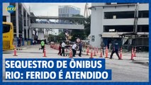 Sequestro de ônibus no Rio: vídeo flagra atendimento a ferido