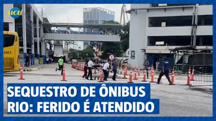 Sequestro de ônibus no Rio: vídeo flagra atendimento a ferido