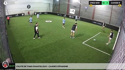 Faute de Théo CHANTELOUX - CAISSE D'ÉPARGNE