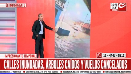 Rige alerta por fuertes tormentas en 6 provincias