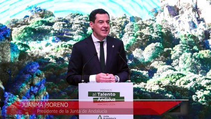 Descargar video: Juanma Moreno entrega en Madrid los galardones al Talento Andaluz