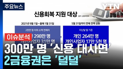 [굿모닝경제] 300만 명 '신용 대사면'...2금융권은 '덜덜' / YTN
