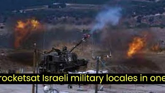 Hezbollah Fires Rocket Barrage at Israel in Escalating Fight