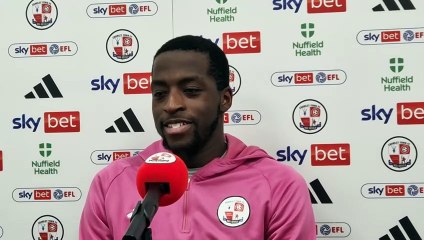 'It's the best feeling' | Crawley Town matchwinner on his first goal in professional football